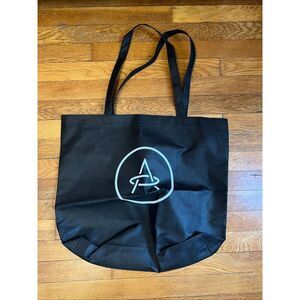Aether Black Logo Tote Bag Reusable Shopping